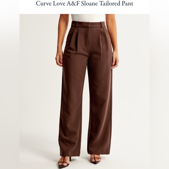 A&F Curve love Sloane Tailored Pant - Picture 3 of 6